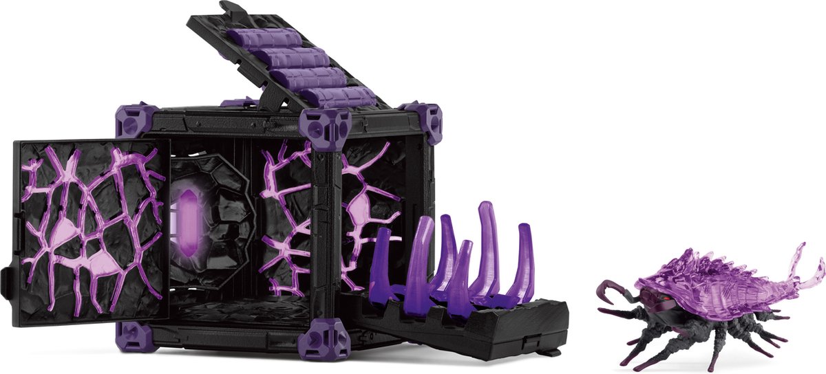 Schleich Eldrador BattleCave schaduw pissebed met valmechanisme thumbnail 2