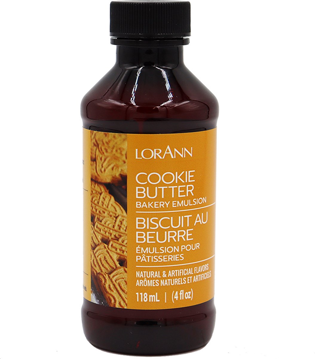 LorAnn Bakery Emulsion - Cookie Butter - 118 ml - Geconcentreerde Extracten - Smaakstof - Aroma