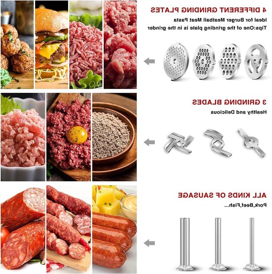 TPGSING Pasta-opzetstuk & ravioli-opzetstuk voor KitchenAid blender