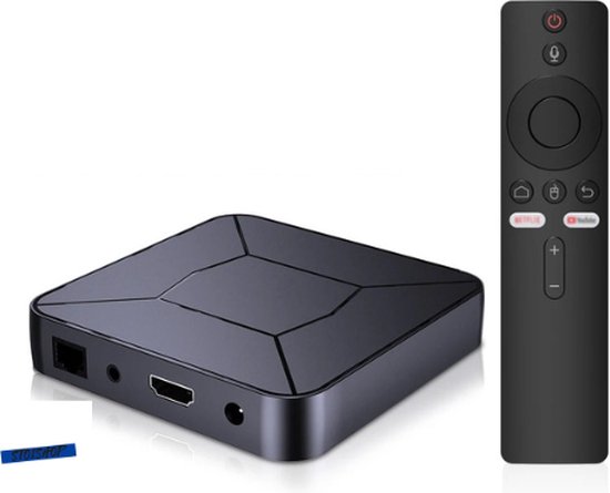 Foto: Chromecast tv box 4k android 11 streaming box met wifi bluetooth incl chromecast google assistant