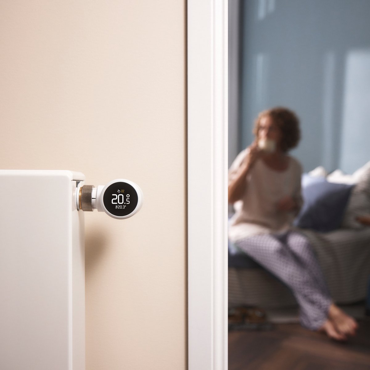 tado° Slimme Thermostaat X Bundel - Starterskit - Smart Thermostaat - incl. Matter Bridge & 5 Radiatorknoppen- Bedrade variant - werkt met Google Home, Alexa & Apple Homekit - Zwart/Wit thumbnail 5