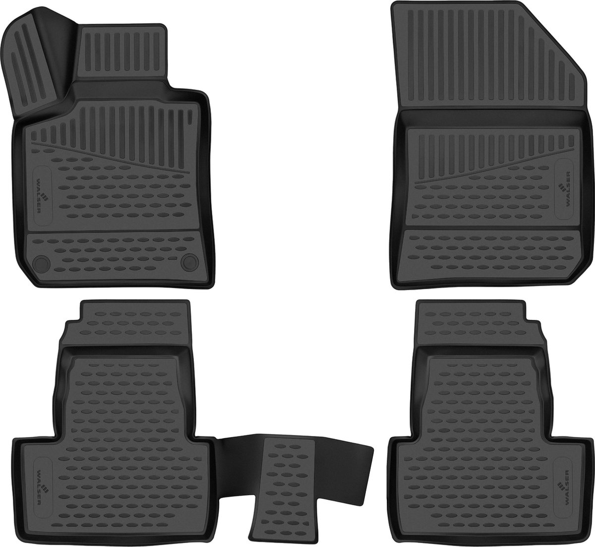 Walser Rubberen Voetmatten XTR geschikt voor Peugeot 308 II/Peugeot 308 SW II 2017 - 2021