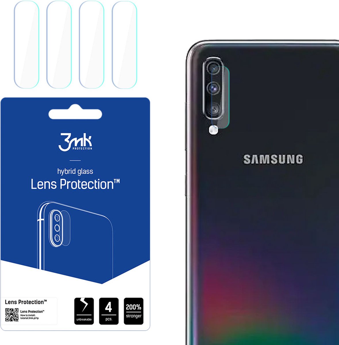 Samsung Galaxy A70/A70s - 3mk Lens Protection
