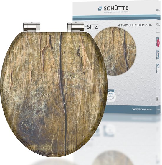 SCHÜTTE WC-Bril 80124 SOLID WOOD