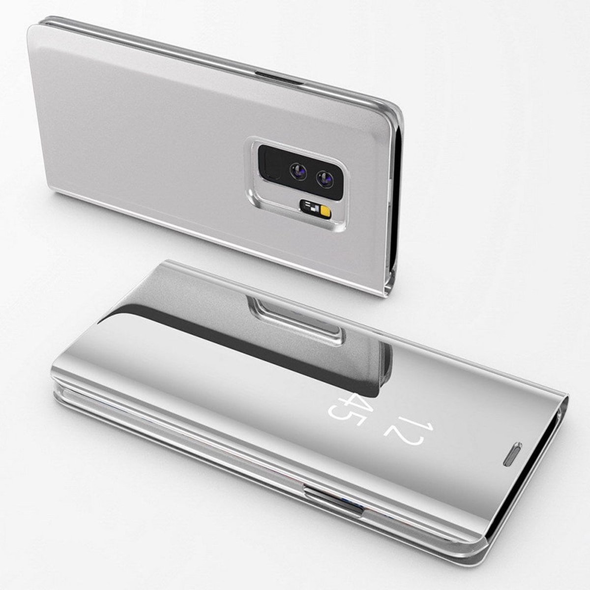 Hoesje voor Samsung Galaxy A71 Geld Spiegel Flip Bescherming Helder zicht