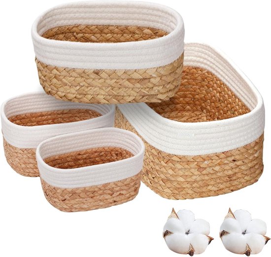 ELIHGTBY 42L Toiletpapier opbergmand met deksel en kijkvenster - waterdichte bamboe loo roll organizer - opvouwbare badkameropslag voor kledingkast en kinderkamer - ruimtebesparend opvouwbaar ontwerp