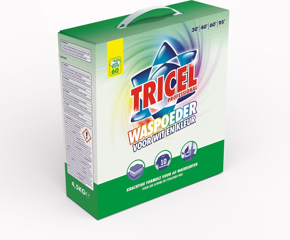 Tricel Waspoeder Voor Wit & Kleur (4500 gr)