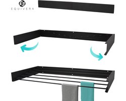 Equivera Wanddroogrek - Wasrek - Droogrek - Wanddroogrek Inklapbaar - Wand Droogrek