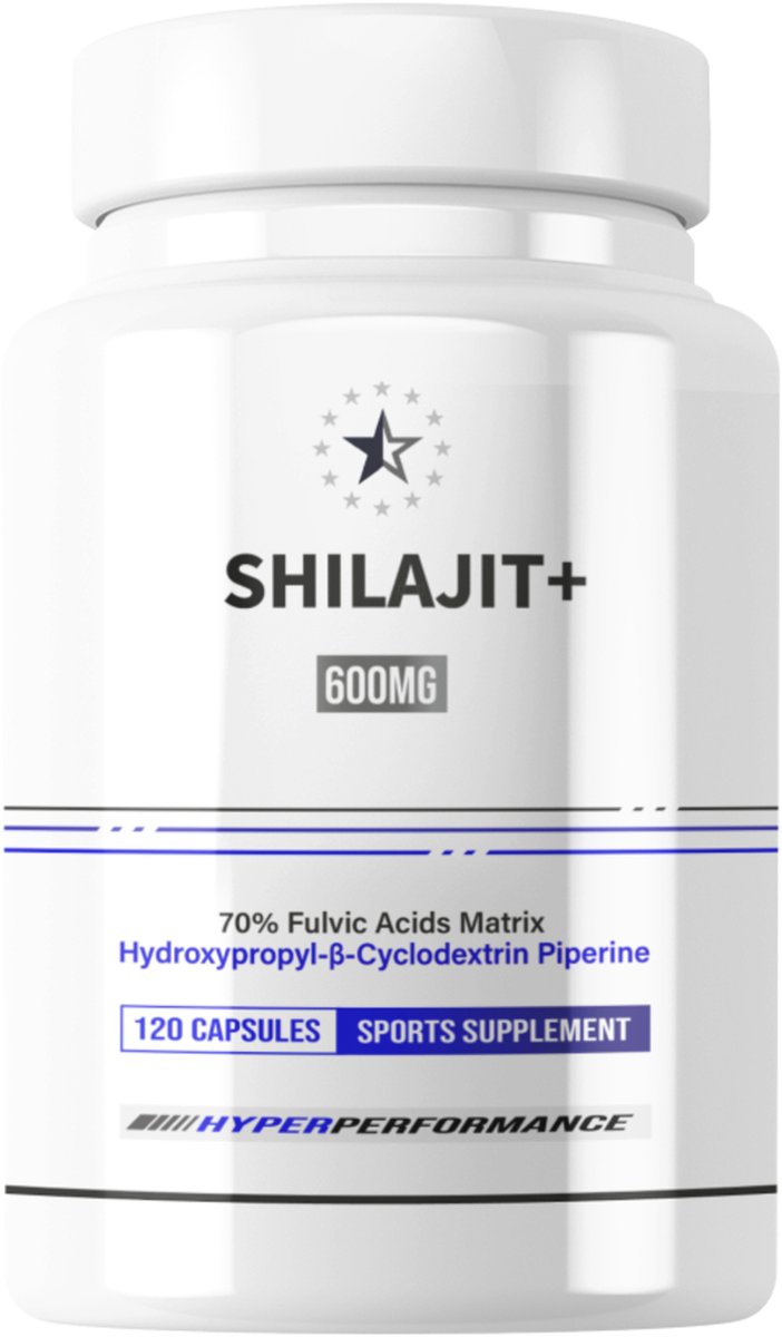 Goedkoopste Shilajit ® 70 Fulvinezuur met HydroPerine™ - 120 V-Capsules (600mg