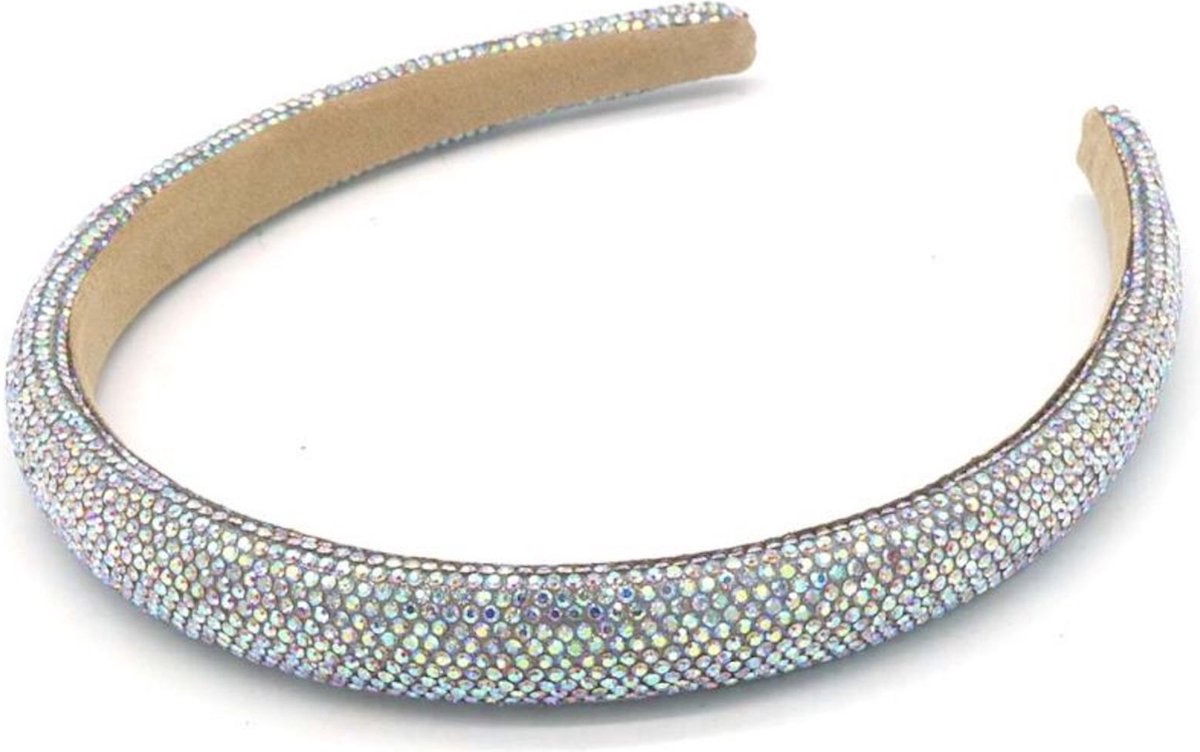 Haarband - Zirkonia steentjes - Holografisch - 1.8 Centimeter - Damesdingetjes