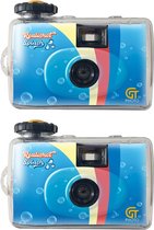 Bol.com GT Photo GT27WP Realishot Splash - Lot de 2 Appareils Photo Jetables Étanches - 27 Poses Idéal pour Photos sous l'Eau et... aanbieding