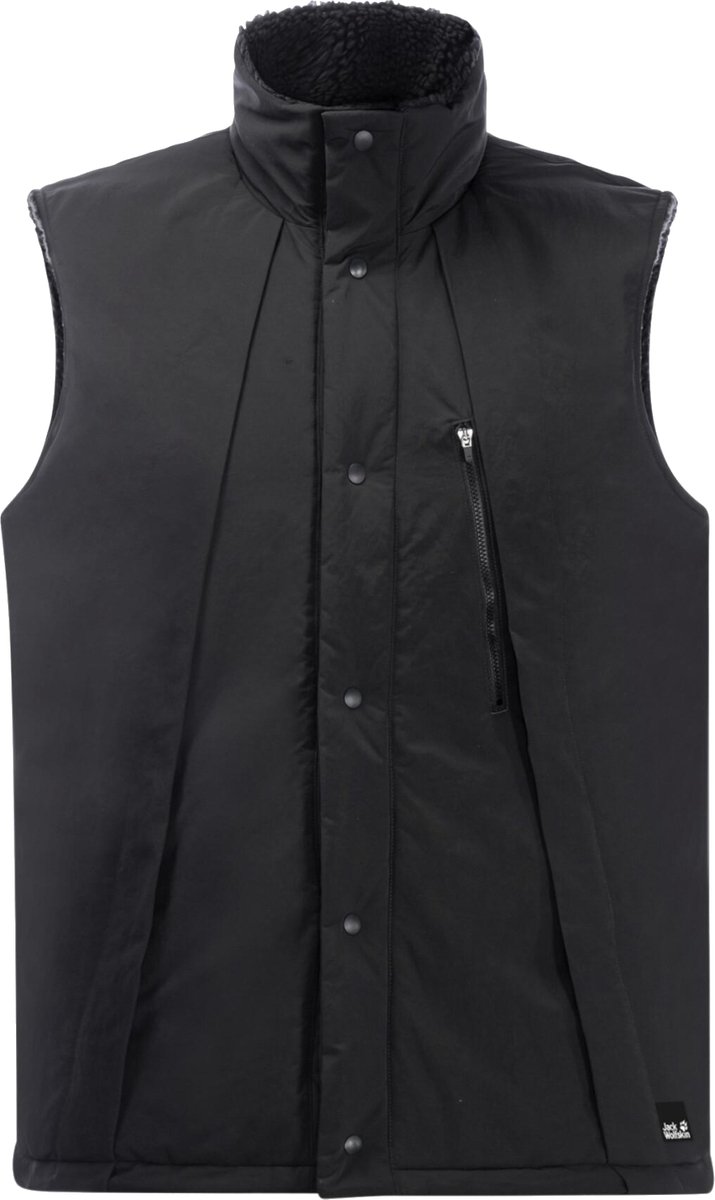 Jack Wolfskin Alex Vest M 1307421-6350 Mannen Mouwloos Zwart