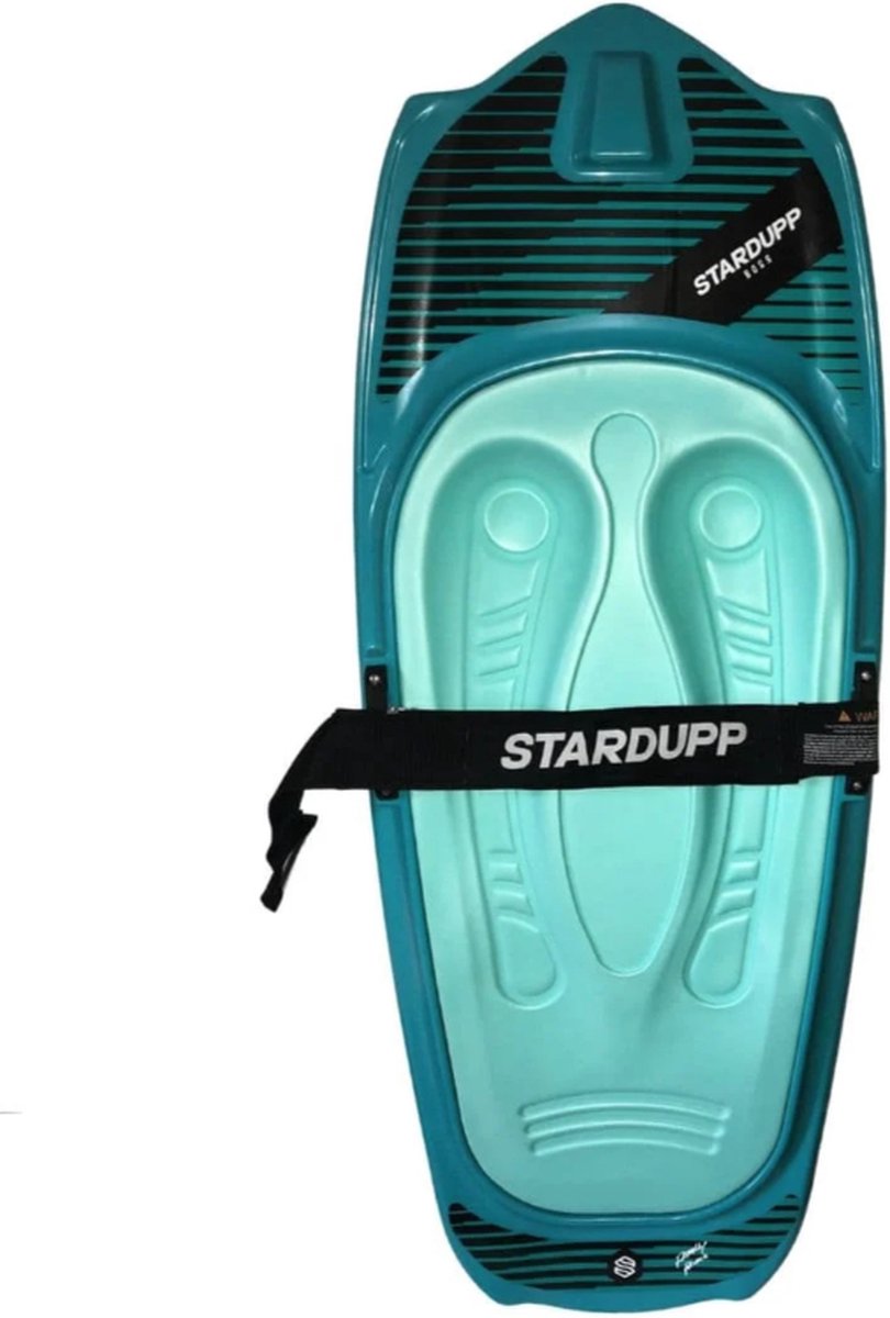 Stardupp Boss Watersport Kneeboard - Mint - 125x52cm - Lichtgewicht met extra grip - Ideaal voor Bootactiviteiten, Waterboarding, Knee Surfen