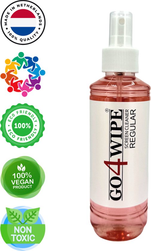 Go4Wipe 250ml Regular - Professioneel (beeld) schermreiniger / Screencleaner