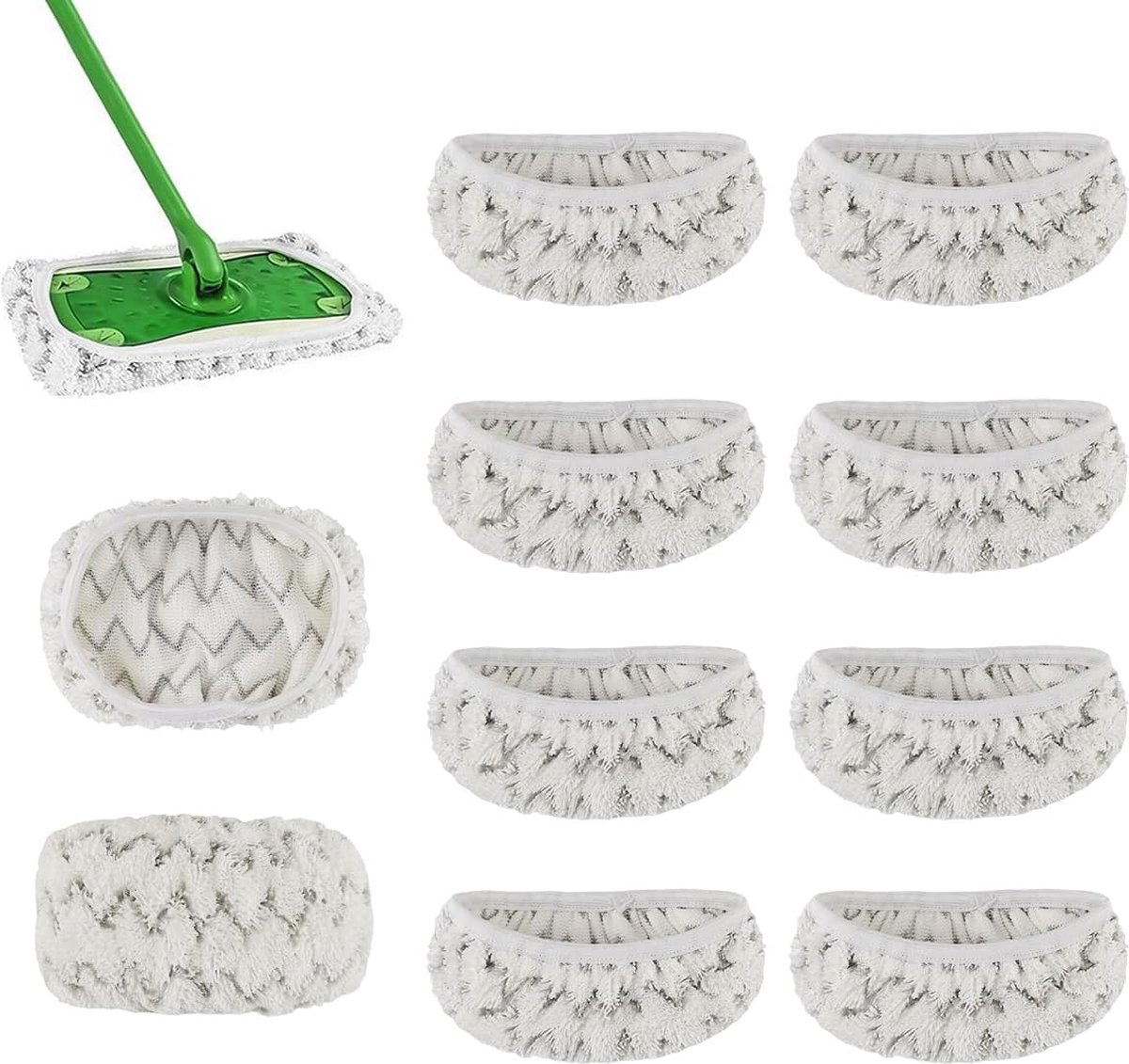 Goedkoopste Selbro ® Set van 10 Herbruikbare Microvezel Vloerdoeken voor Efficiënte Reiniging van Harde Vloeren