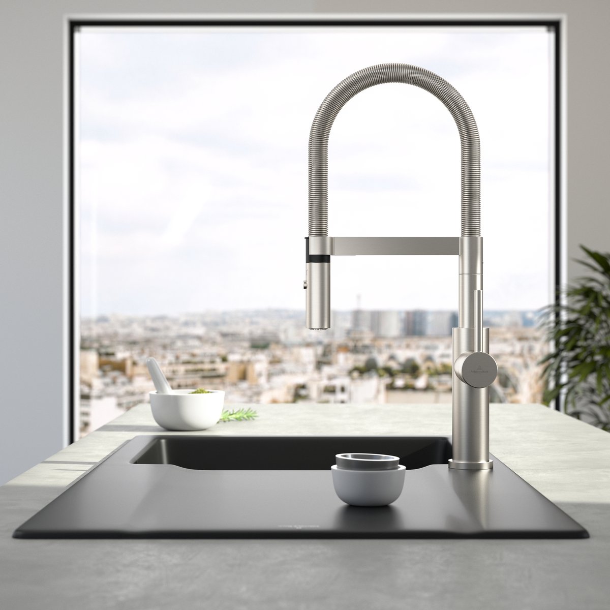 Villeroy & Boch Subway Style Shower Einhebel-Küchenarmatur  92850006 Villeroy Boch