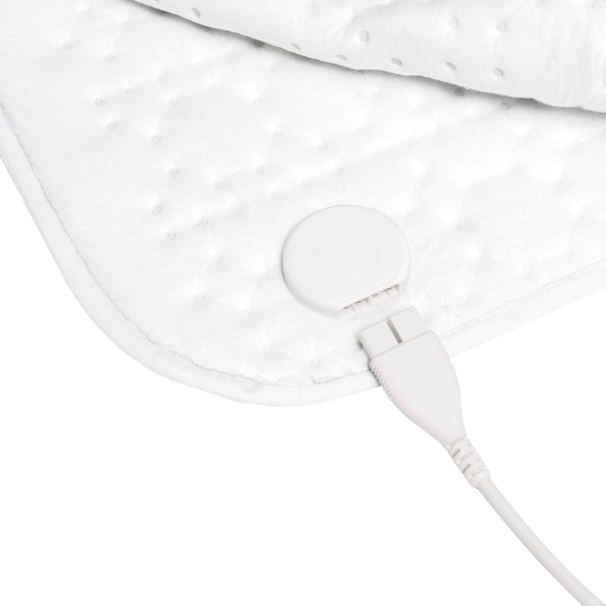 Afbeelding 2 van Inventum HN139G elektrische onderdeken 150x80 cm - Eenpersoons - 4 warmtestanden - Warmtedeken - Uitwasbaar - Automatische uitschakeling - Oververhittingsbeveiliging - Fleece - Wit