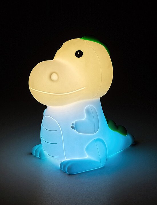 Rabalux - Nachtlampje dinosaurus - Kinderlamp Dino - LED RGB, warm wit, IP20, Unicoo van Rabalux — afbeelding 5