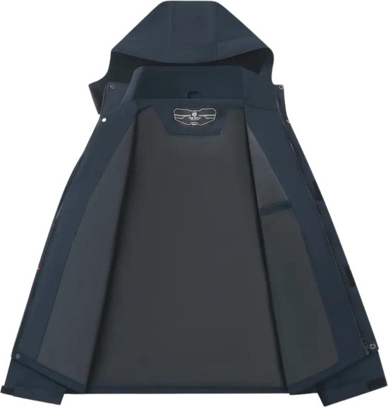 Coupe-vent Nivard pour homme - Parka - Printemps & Automne - Veste - Adulte - Coupe-vent - Coupe-vent - Plein air - Extérieur - Blauw - Taille XXXL