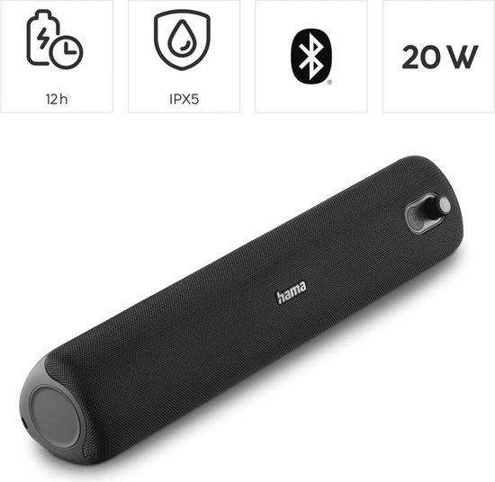 Draagbare Waterdichte Bluetooth-luidspreker voor Thuis en Buiten - Tot 12 Uur Batterijduur — afbeelding 2