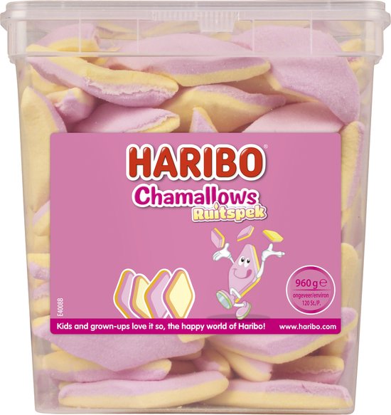 Haribo Ruitspek - snoep - 120 stuks silo