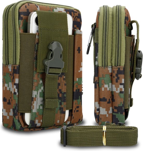 Étui adapté pour Apple iPhone en camouflage vert téléphone