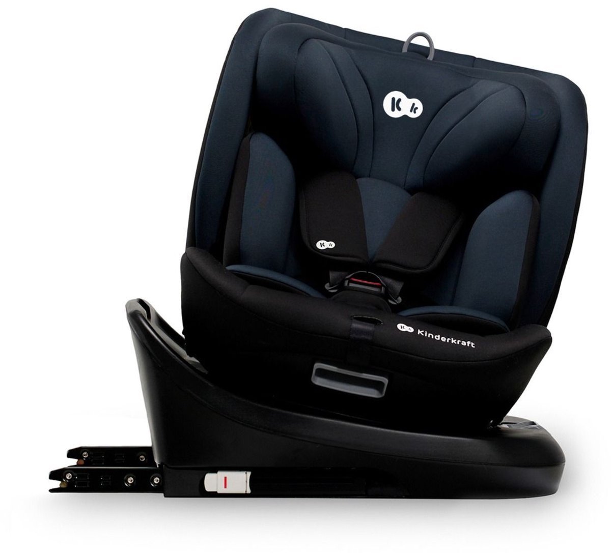 Kinderkraft I-GROW I-SIZE - Autostoeltje - 40-150 cm - 0-36 kg - 360 draaien - met Isofix - afstelbare hoofdsteun - 12 verstelniveaus - Eenvoudig te reinigen - Groep 0/1/2/3 - Tot 12 jaar - Zwart