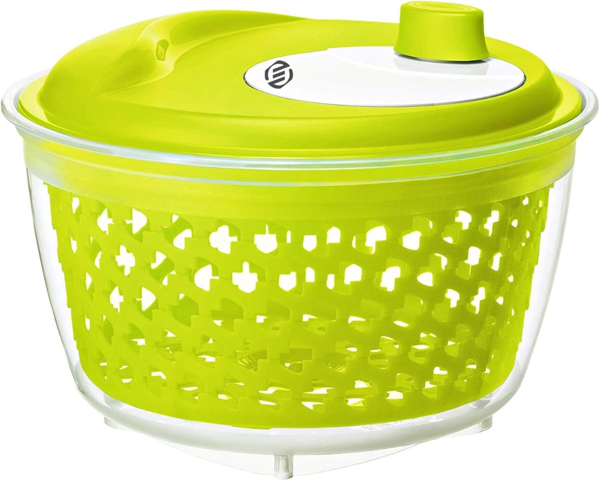 Equivera Slazwierder- Salad spinner - Slacentrifuge - Saladspinner - Sla Centrifuge - Saladecentrifuge - Sladroger - Must Have Voor In De Keuken