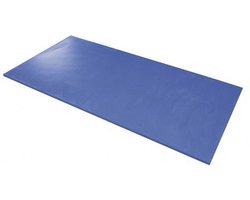 AIREX Trainingsmat Hercules Blauw – Extra Grote Fitnessmat (200x100x2,5 cm) – Antislip, Dikke Demping & Slijtvast – Ideaal voor Fysiotherapie, Yoga & Aqua-aerobics