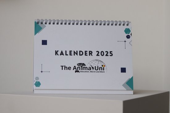 Foto: The animal uni jaarkalender 2025 bureaukalender staand model