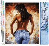 Le dos d'une femme sexy - 40x50 cm (Sans cadre)