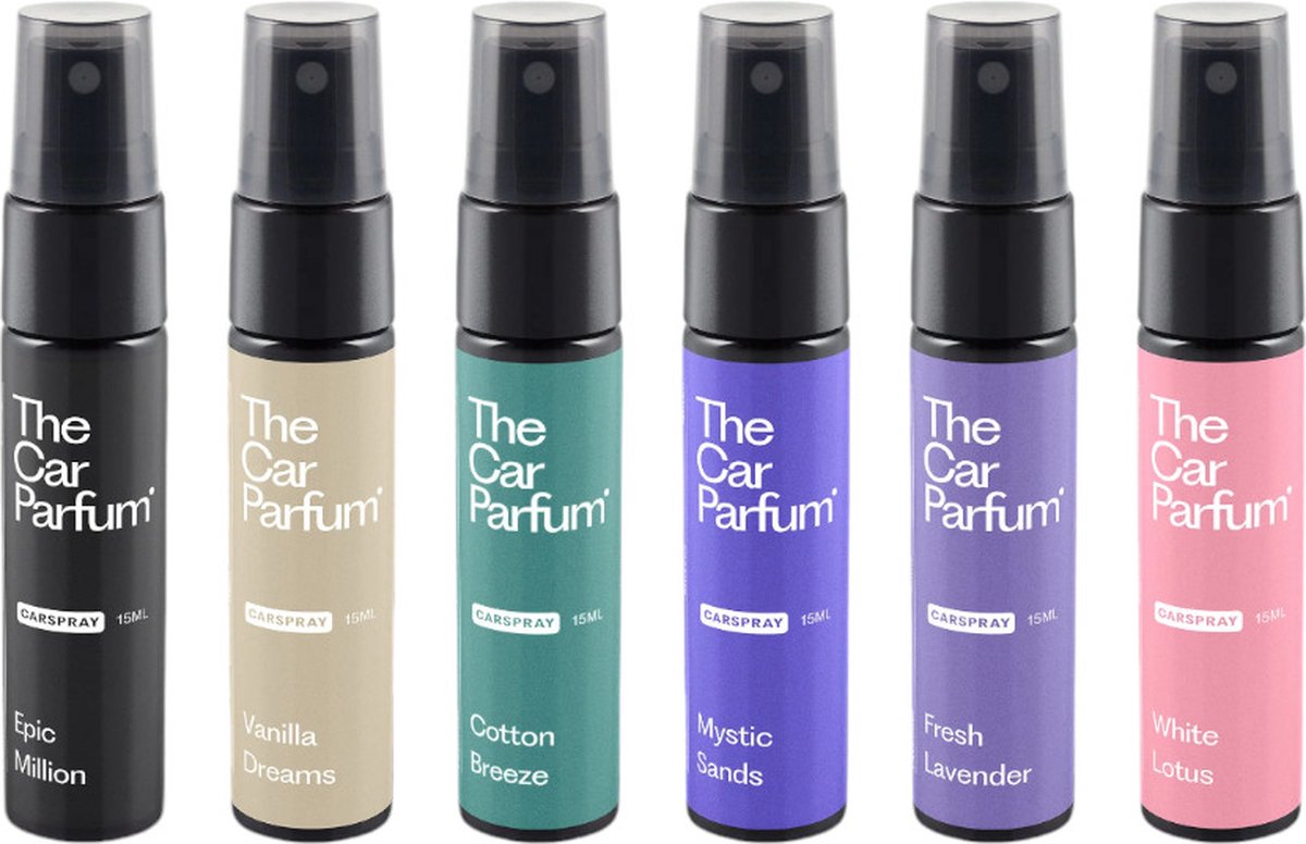 Goedkoopste The Car Parfum Auto Parfum - Auto Geurverfrisser - Auto Geur - Specialbox - 6 frisse geuren - Variatiebox