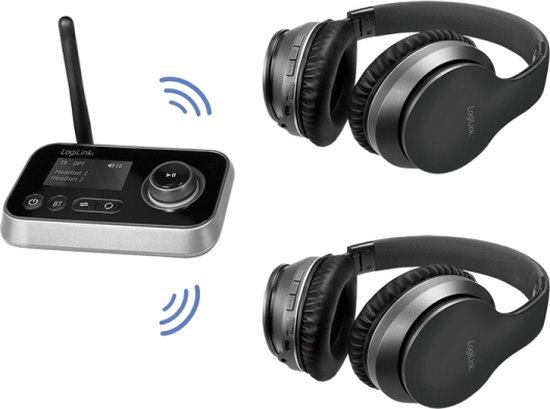 LogiLink BT0062 extension audio/vidéo Émetteur et récepteur AV Zwart