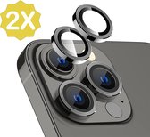 2x Film de protection d'écran pour appareil photo adapté à Apple iPhone 16 Pro - Glas de protection pour appareil photo
