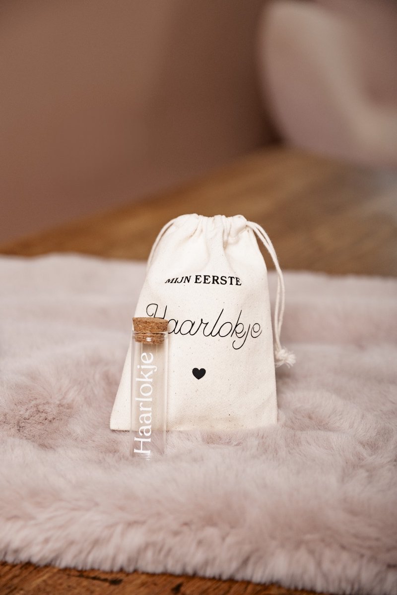 Goedkoopste Set bewaarzakje haarlokje - babyshower - kraamcadeau jongen - kraamcadeau meisje