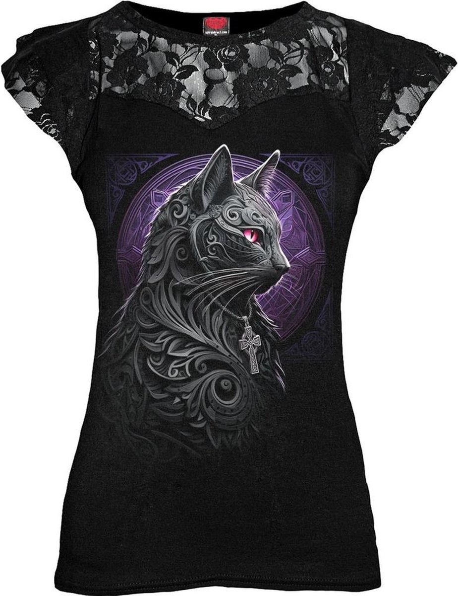 Spiral - Celtic Whiskers Top - 3XL - Zwart