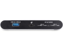 StarTech.com Dual monitor USB-C 5-in-1 multiport adapter 2 x 4K DisplayPort 100W PD 3.0