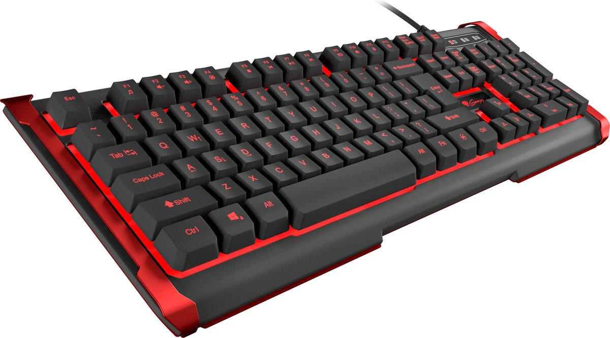 Genesis NKG 0913 Rhod 410 Gaming toetsenbord US Layout Zwart bol
