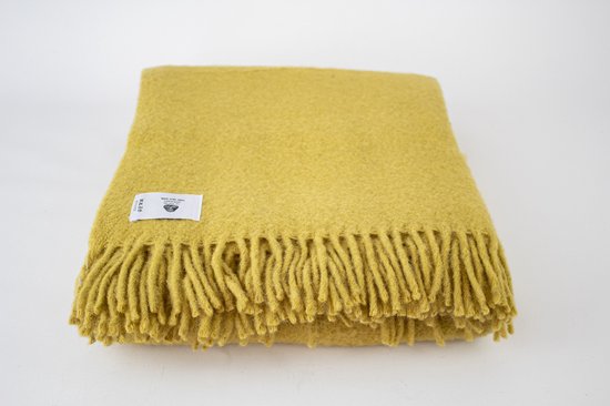 Foto: Voxo luxe sherpa fleece deken super zacht warm en donzig plaid voor op de bank bed of woonkamer decoratie 150 x 200 cm marine blauw