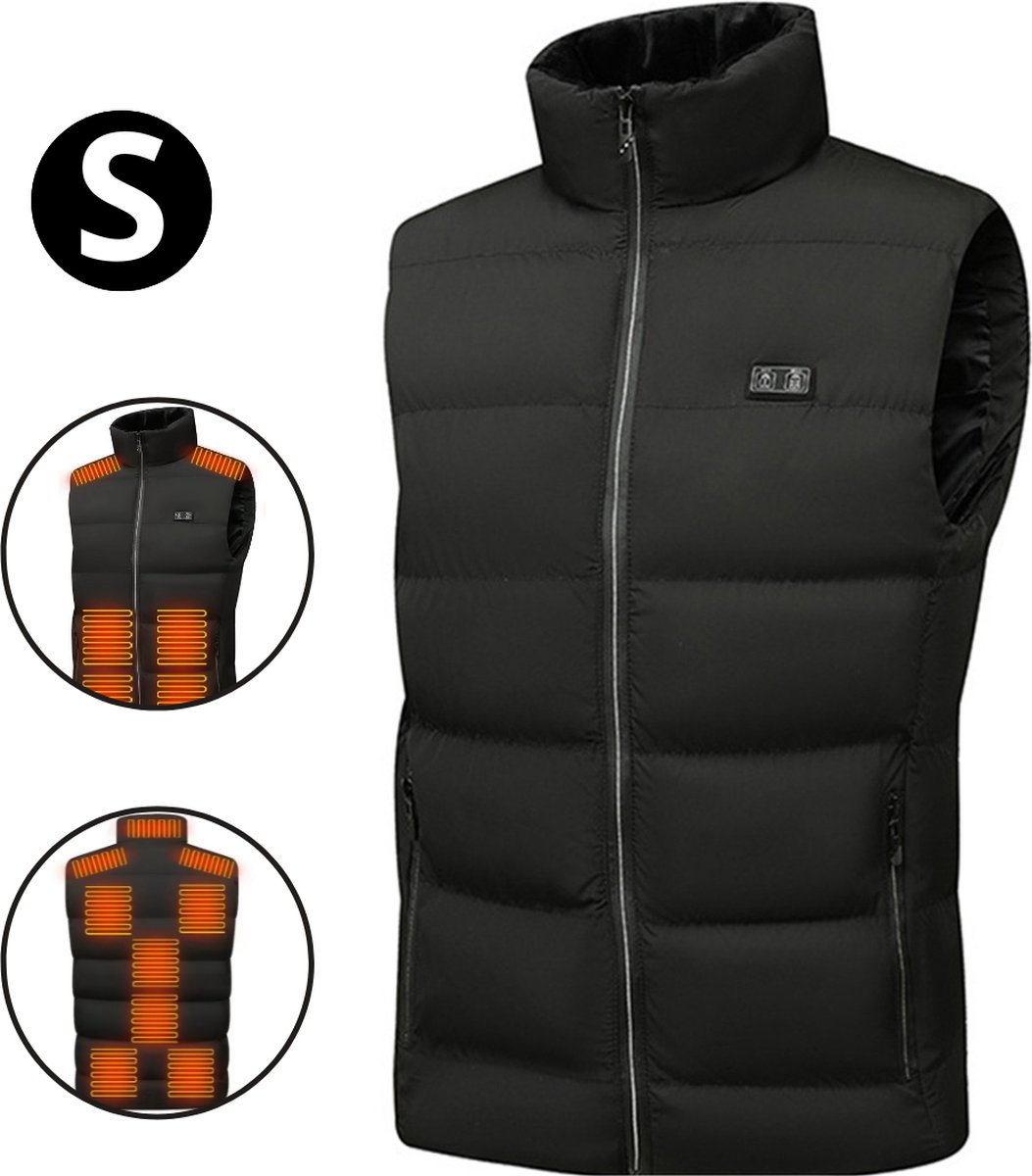 Bovista Verwarmde Bodywarmer - Heated Vest - Elektrische Bodywarmer - Jas - Oplaadbaar - Unisex - Maat S - Grafiet