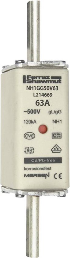 mespatroon 63A NH1 per 3 stuks