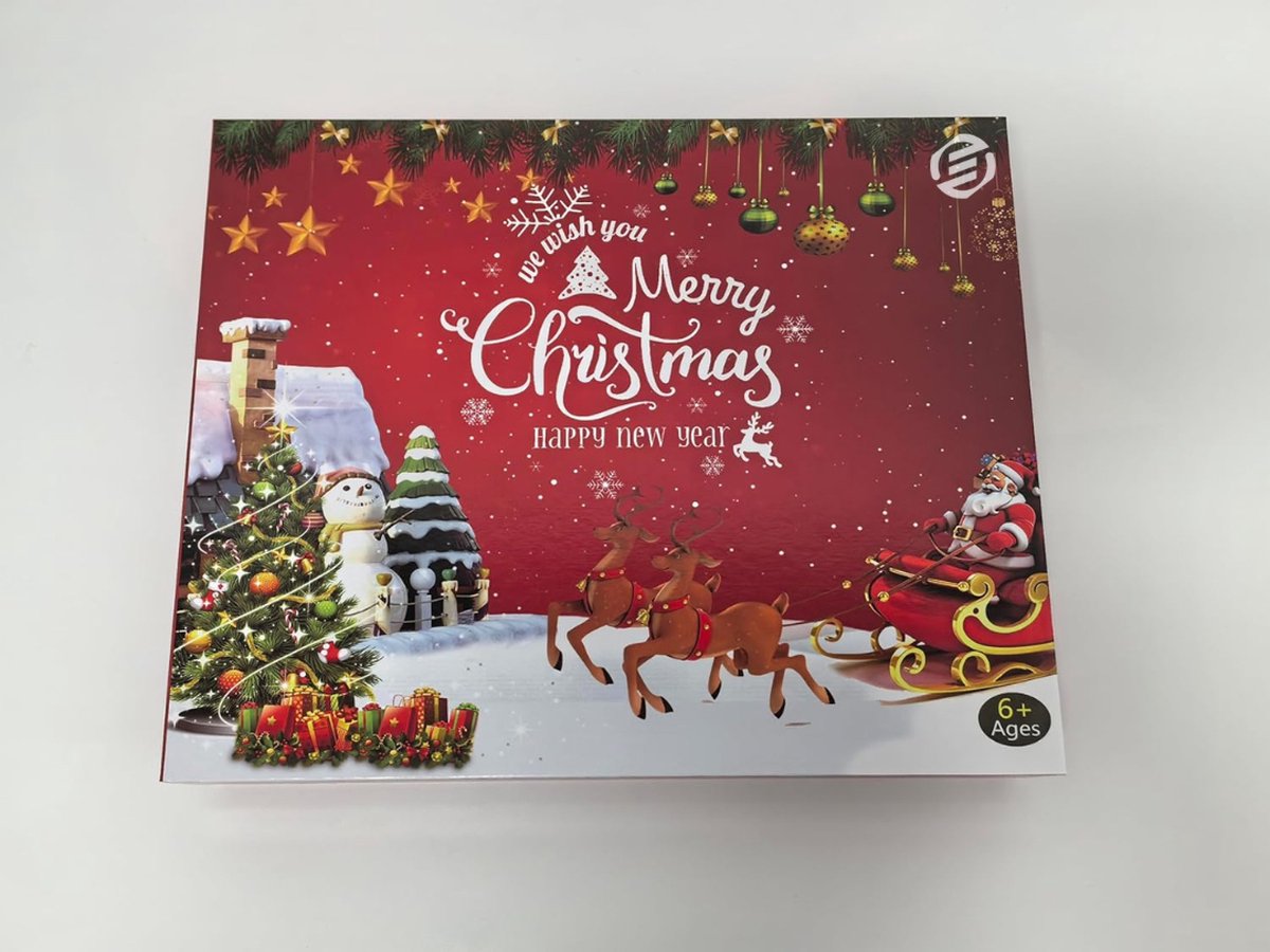 Equivera Adventskalender - Adventskalender 2024 - 24 Dagen Aftelkalender - Kerst Adventskalender - Kerstcadeau - Sinterklaascadeau - voor Kinderen en Volwassenen - 24 Verrassingen