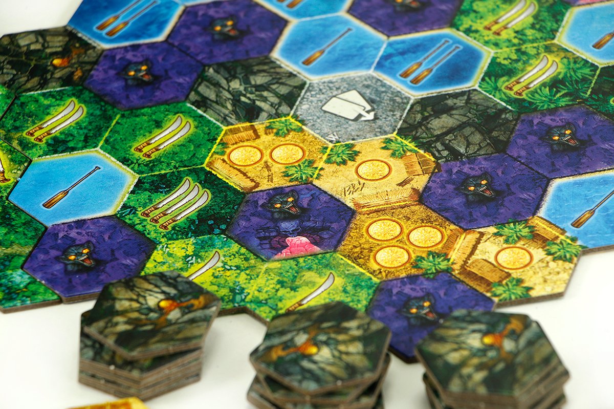 999 Games - De Zoektocht naar El Dorado - Helden & Demonen Uitbreiding 1 - Bordspel — afbeelding 12
