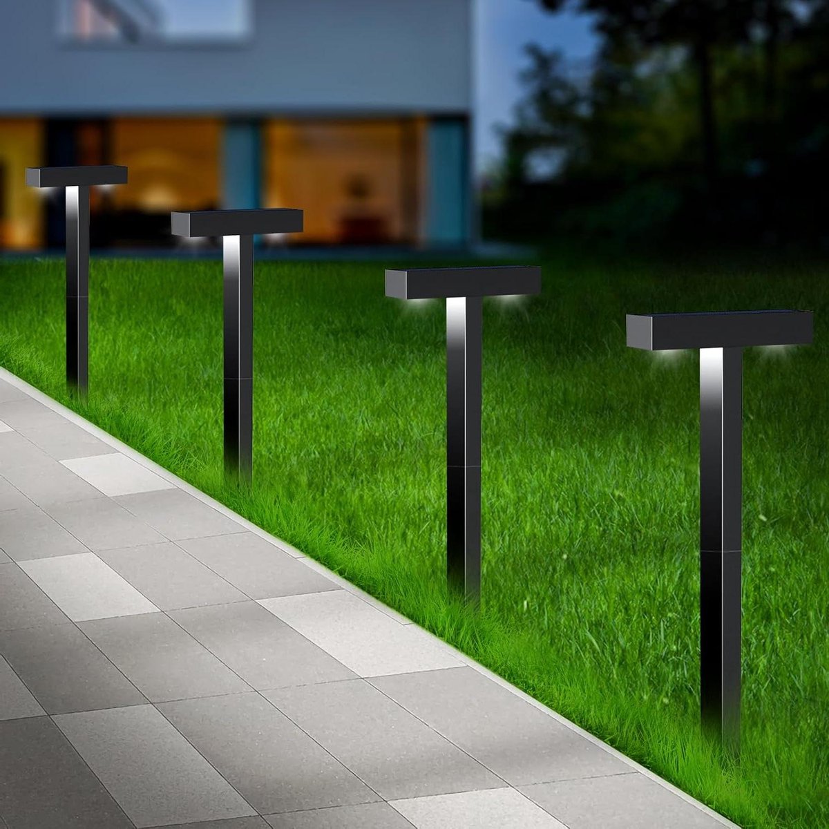 Relaxdays Lampes Solaires D'extérieur, Lot De 6, éclairage Boule LED De