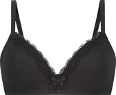 Hunkemöller Dames Lingerie Voorgevormde bh zonder beugel Lola - Zwart - maat C75