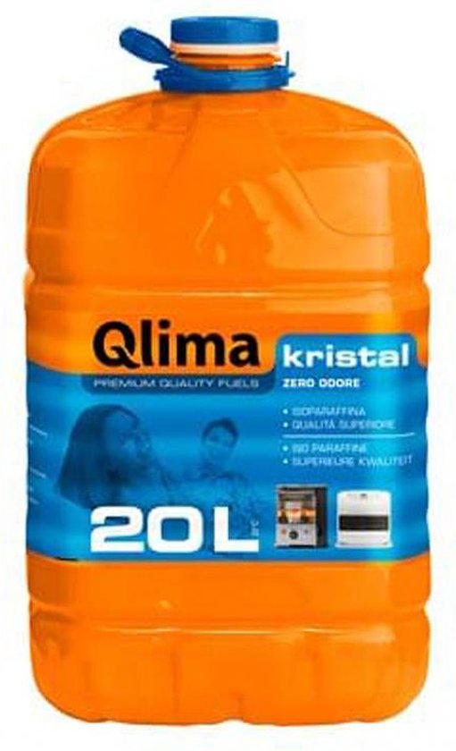 Qlima Kristal - Petroleum - 20 Liter - Geurvrije Brandstof - Beste Kachelbrandstof