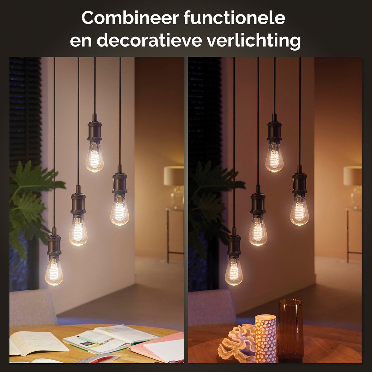 Philips Hue filament Edison lamp ST64 - warmwit licht -550 lumen- 1-pack - E27 — afbeelding 4