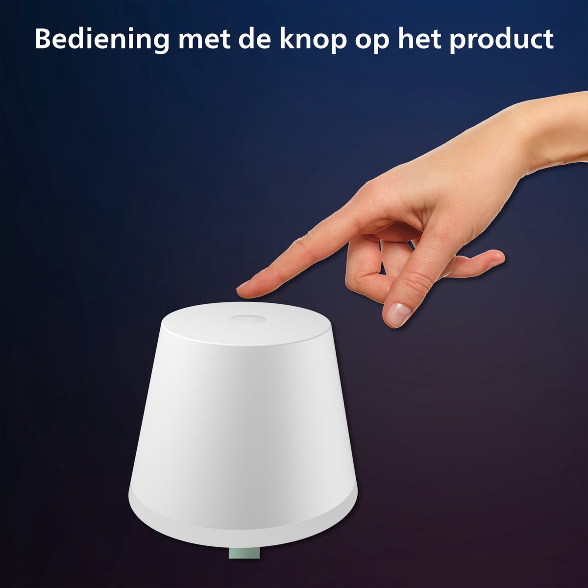 Philips Hue Go draagbare tafellamp - wit en gekleurd licht - wit — afbeelding 6