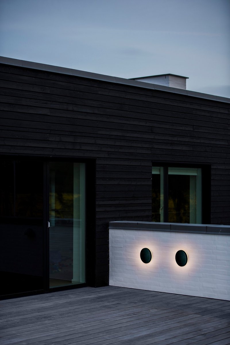 Nordlux Artego-wandlamp-rond-LED module-IP54-zwart