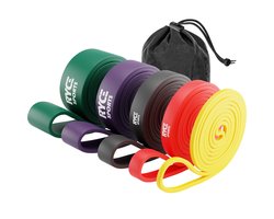 Ryce® Sports Weerstandsbanden - Pull up - Resistance Bands - Fitness Elastiek - Set van 5 - Theraband - Crossfit